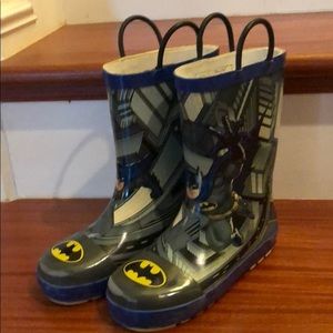 Western Chief Batman rain boots Sz11/12 GUC